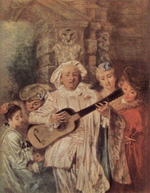Watteau: La famiglia di Mezzettino
